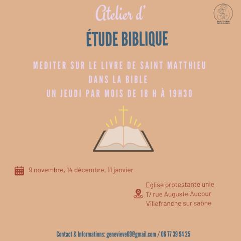 étude biblique