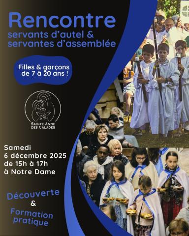 servants autel et assemblée