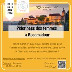Pèlerinage femme 2026